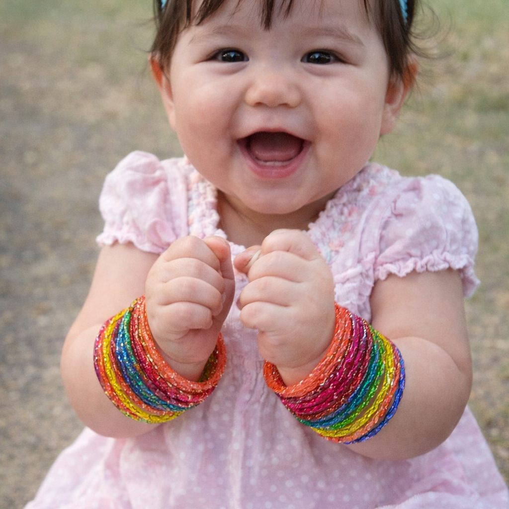 Kids Rain Drop Bangles | 1 to 3 Years