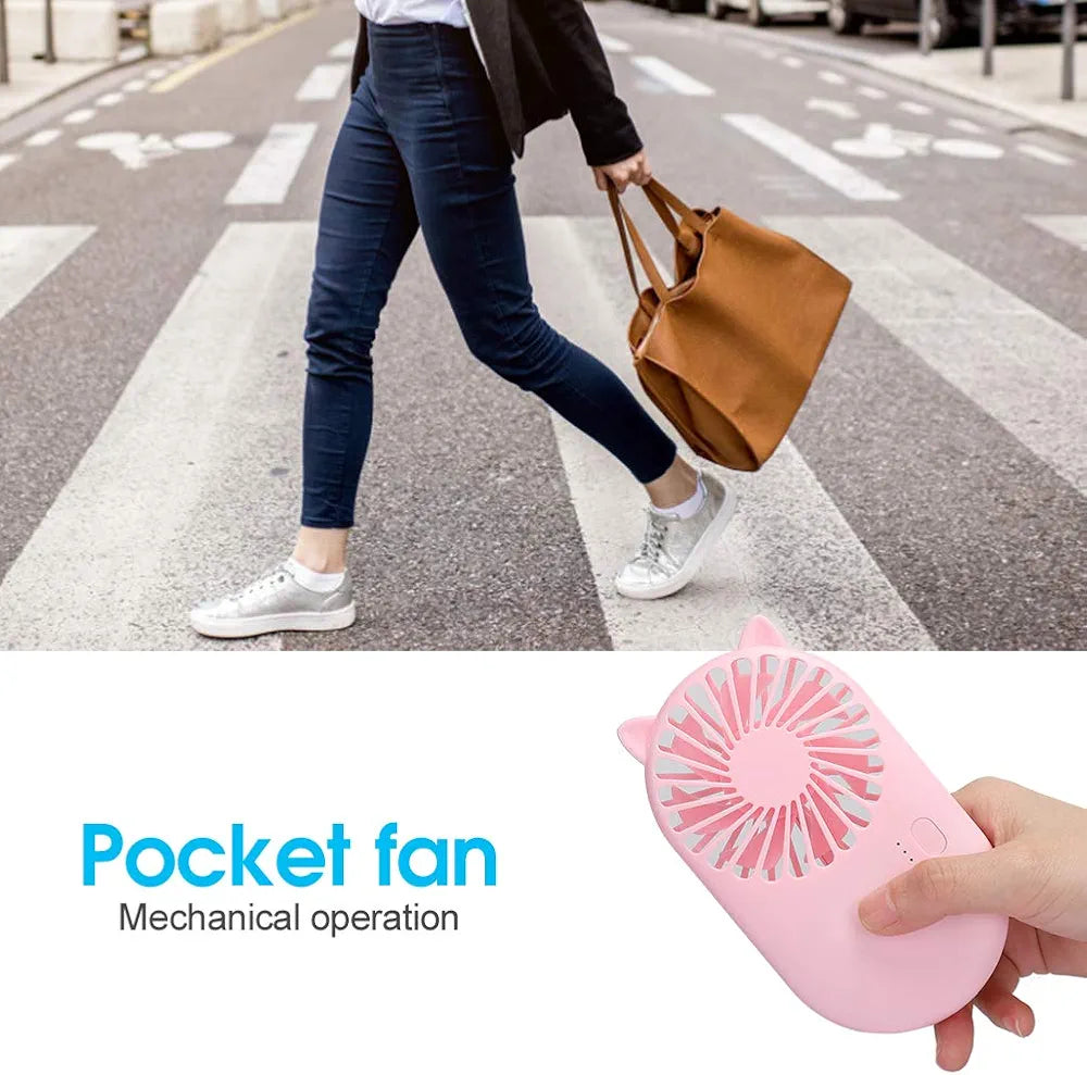 Kawaii Mini Pocket Fan