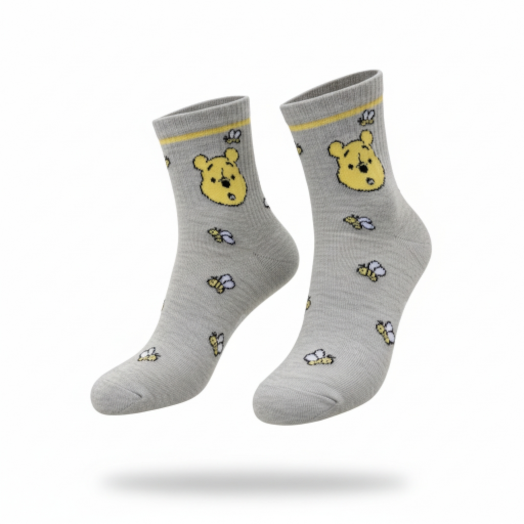 Winnie the Pooh Cartoon Socks – Soft, Cute & Comfortable