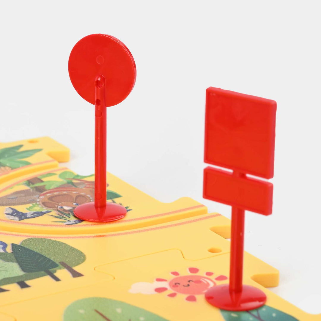Rail Car Puzzle Track Set