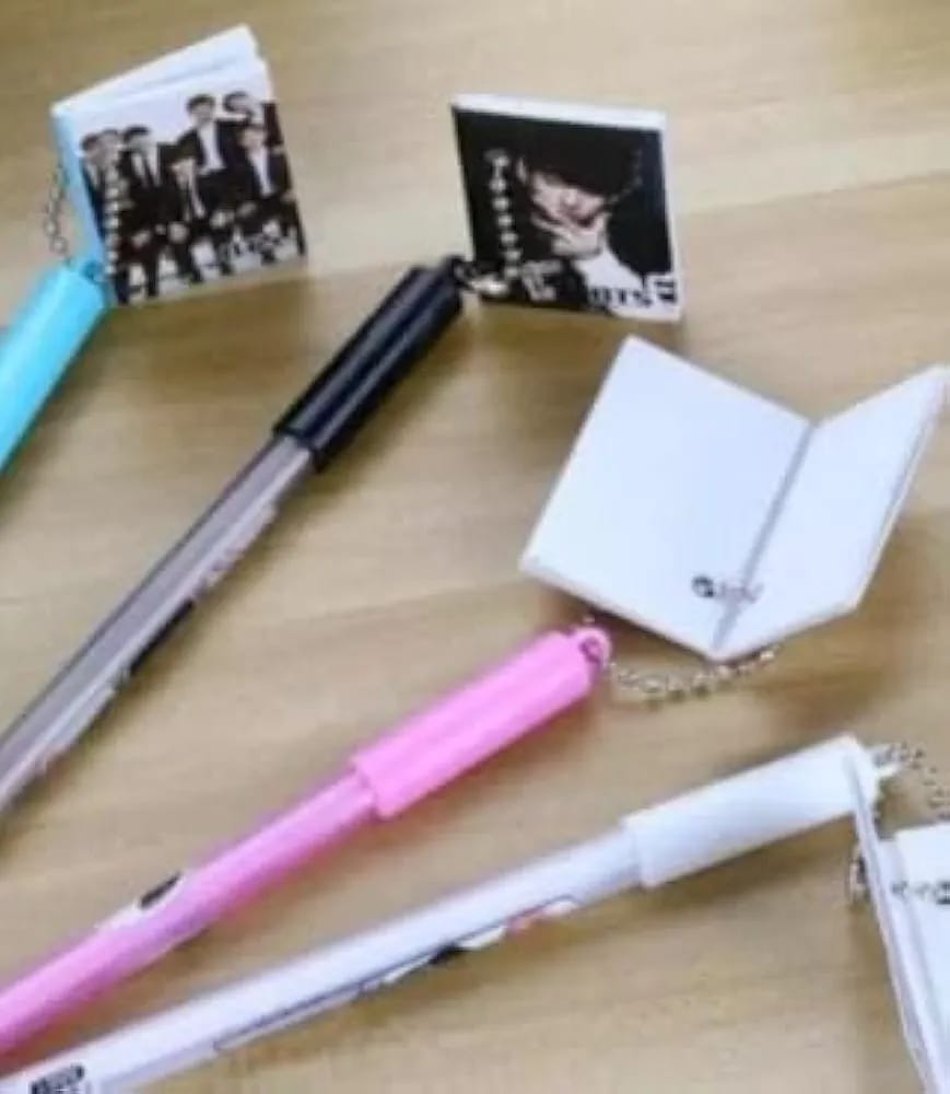 Cartoon Character Erasable Pen With Notebook