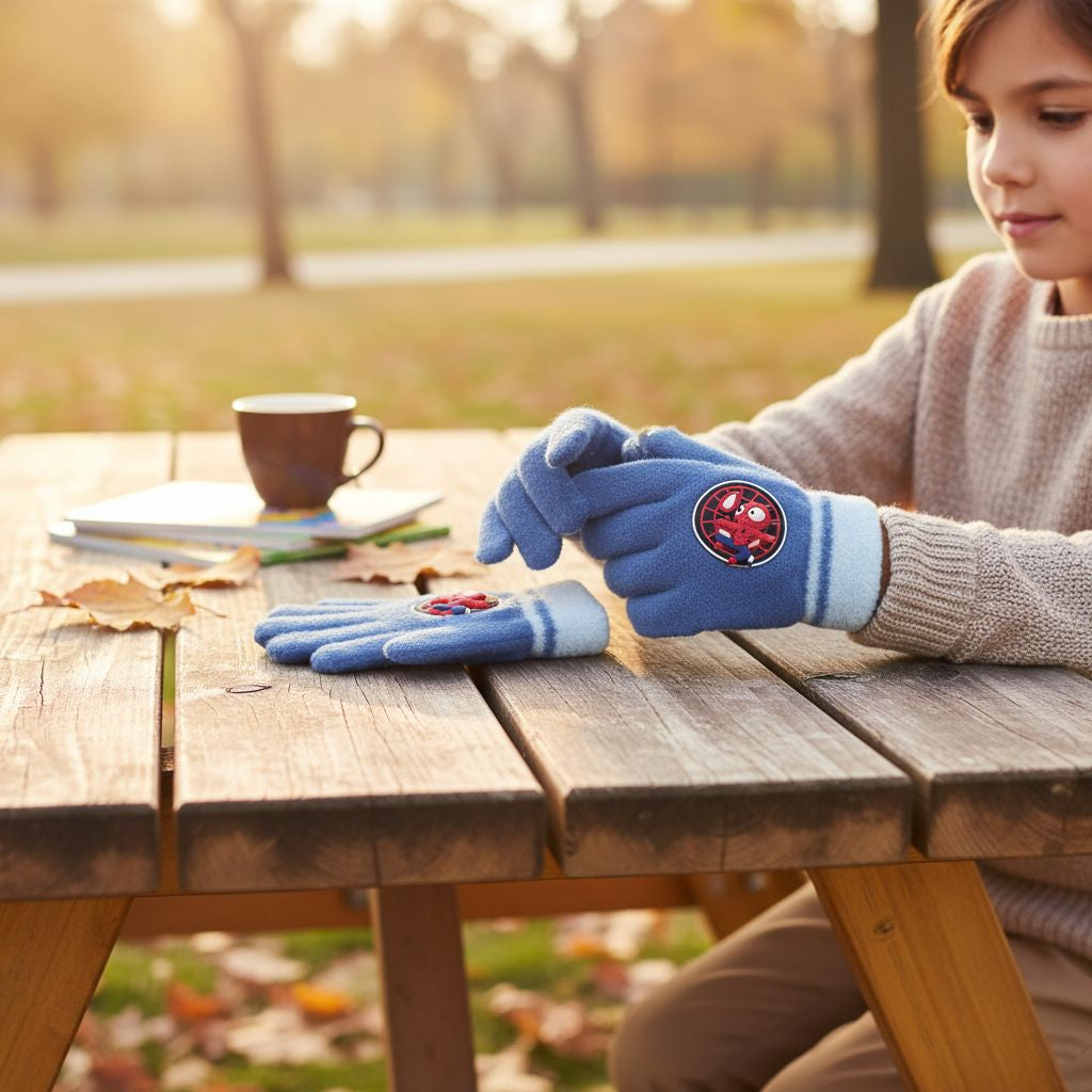 Spiderman 3D Spinner Warm Hand Gloves