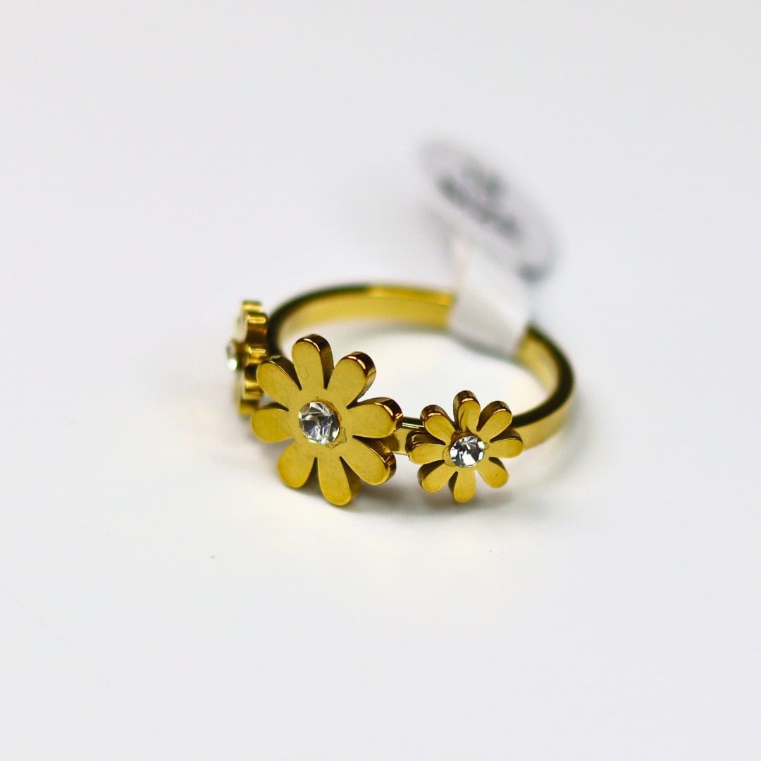 Flower Stainless Steel Ring