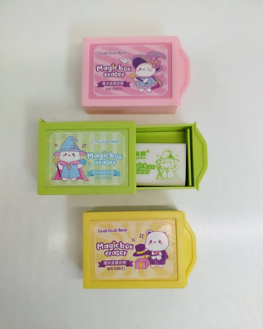 Pastel Magic Box Pencil Eraser