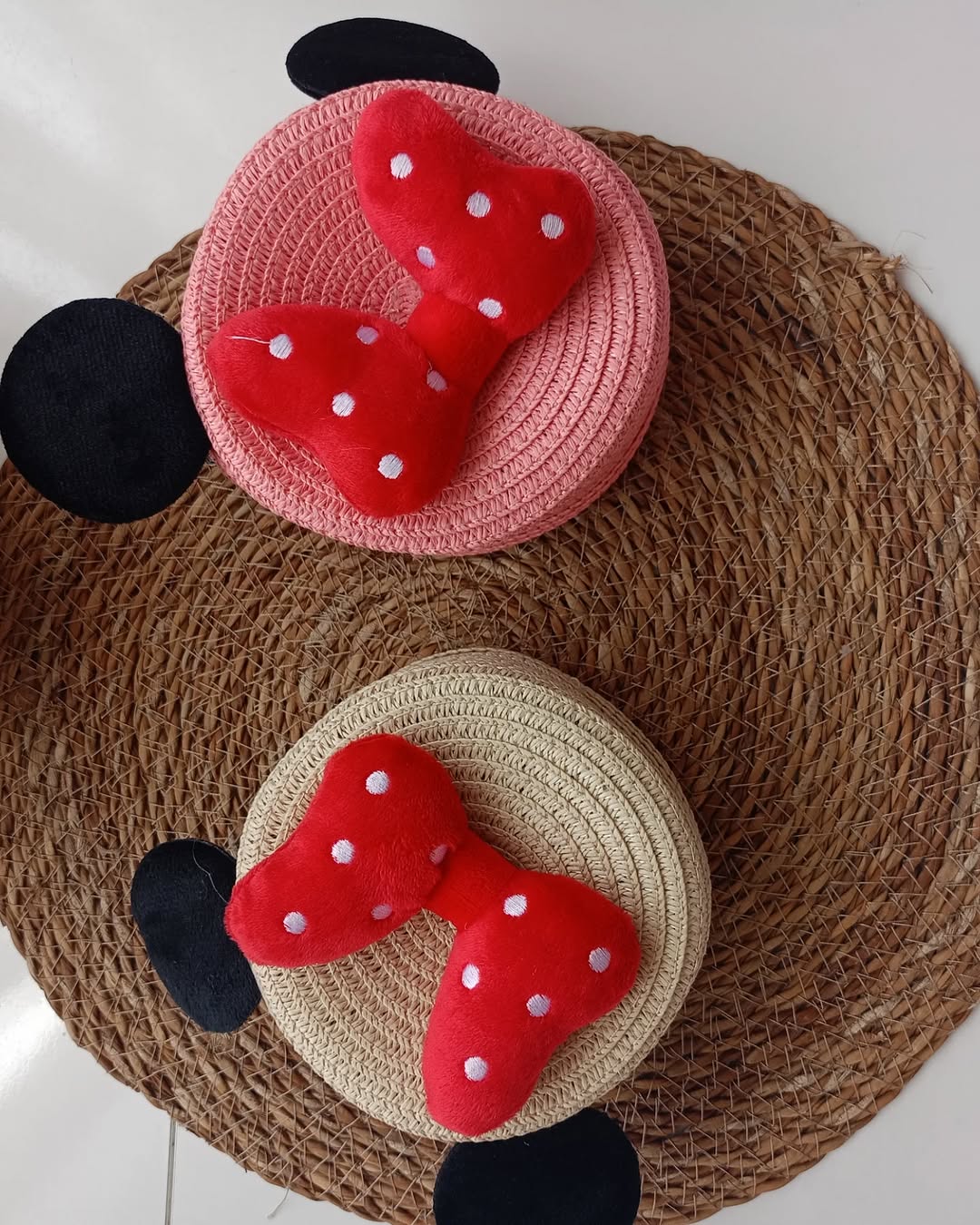 Minnie Mouse Jute Sling Bag For Little Girls