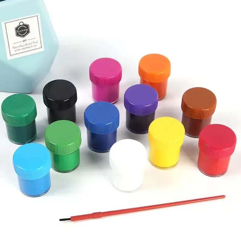 Keep Smiling Poster color Paints With Casing 12pcs