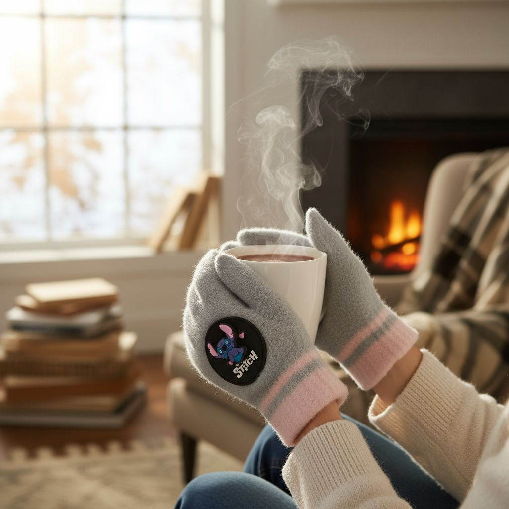 3D Spinner Sanrio Warm Hand Gloves For kids