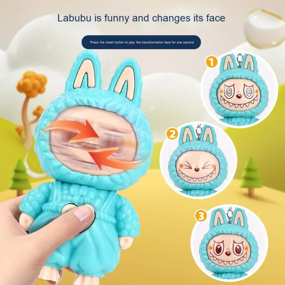 Face Changing Labubu Mood Swing Key Chain