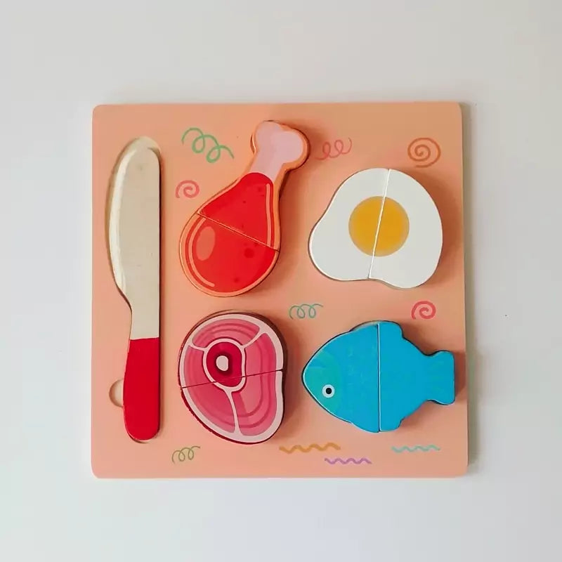Wooden Cutting Fruits Set