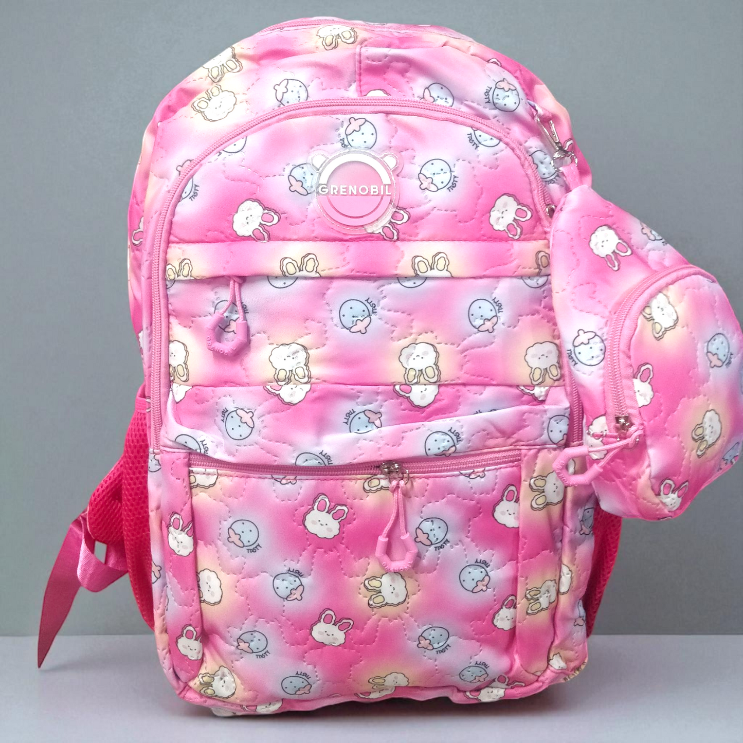 Pinky 3 Pc School Bag