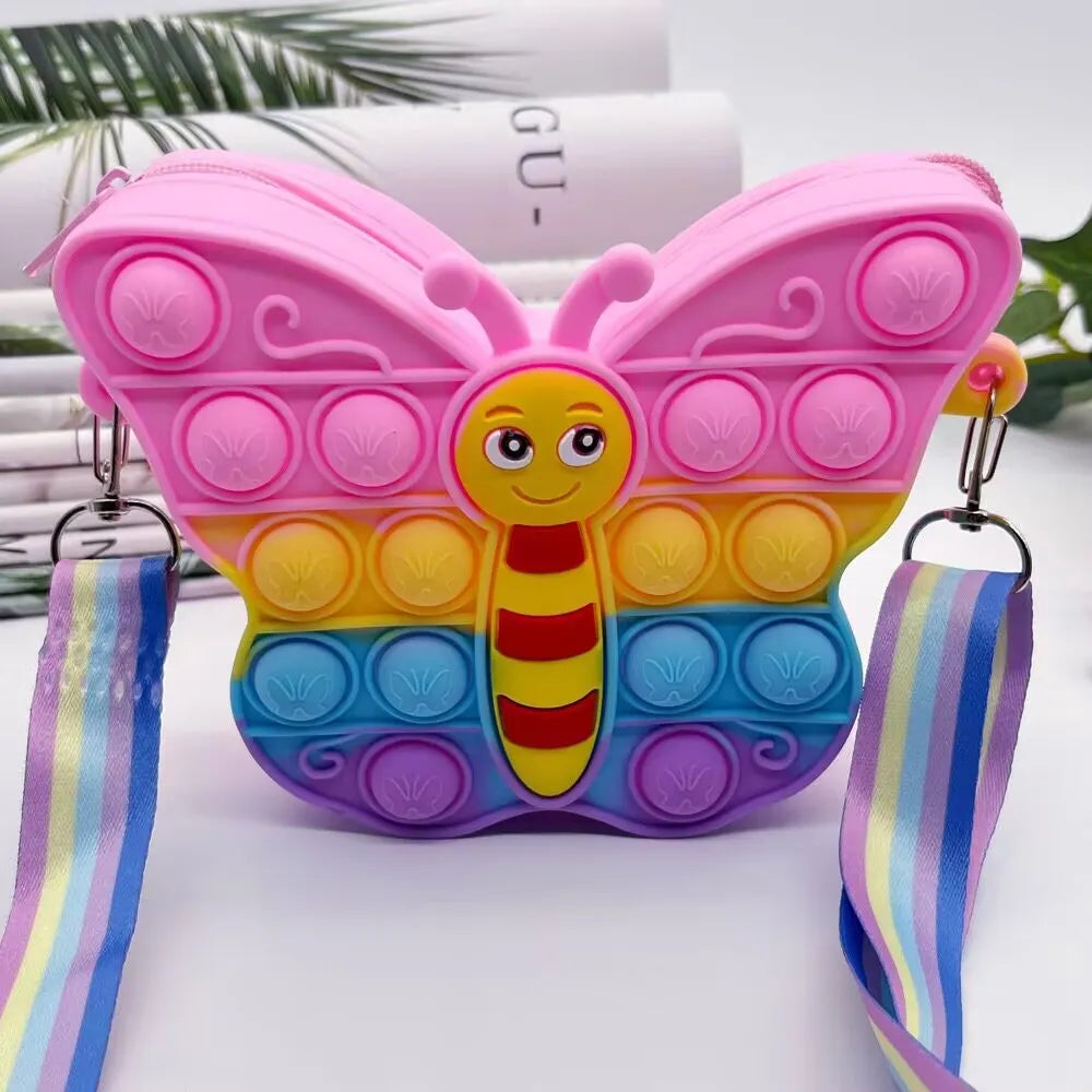 Butterfly Popit Cross Body Bag