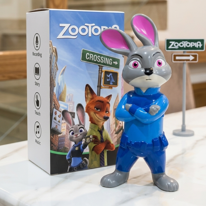 Talking & Recording Zootopia Judy Hopps Bunny Toy