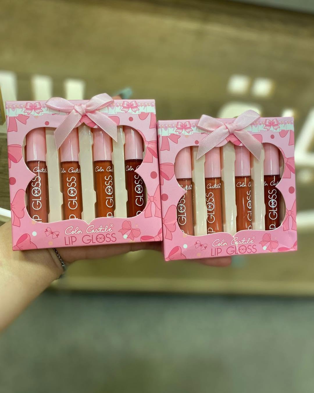 Color Castle Bow Coquette Lip Gloss Set