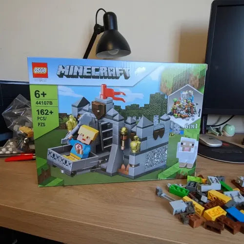 Minecraft Building Blocks Set – 162 Pieces (6-in-1)