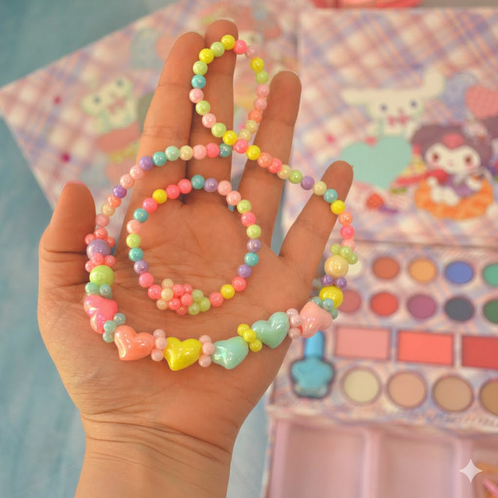 Sanrio Kuromi & My Melody All In One Makeup Kit Igoodco – Kids Cosmetic & Jewelry Gift Set