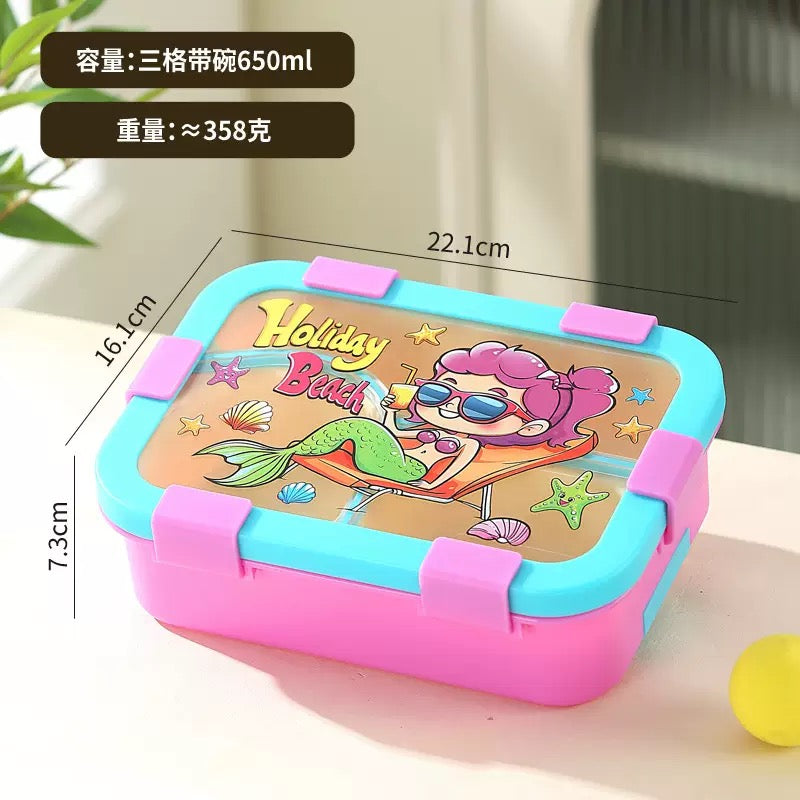 Kawaii Rainbow Bento Lunch Box