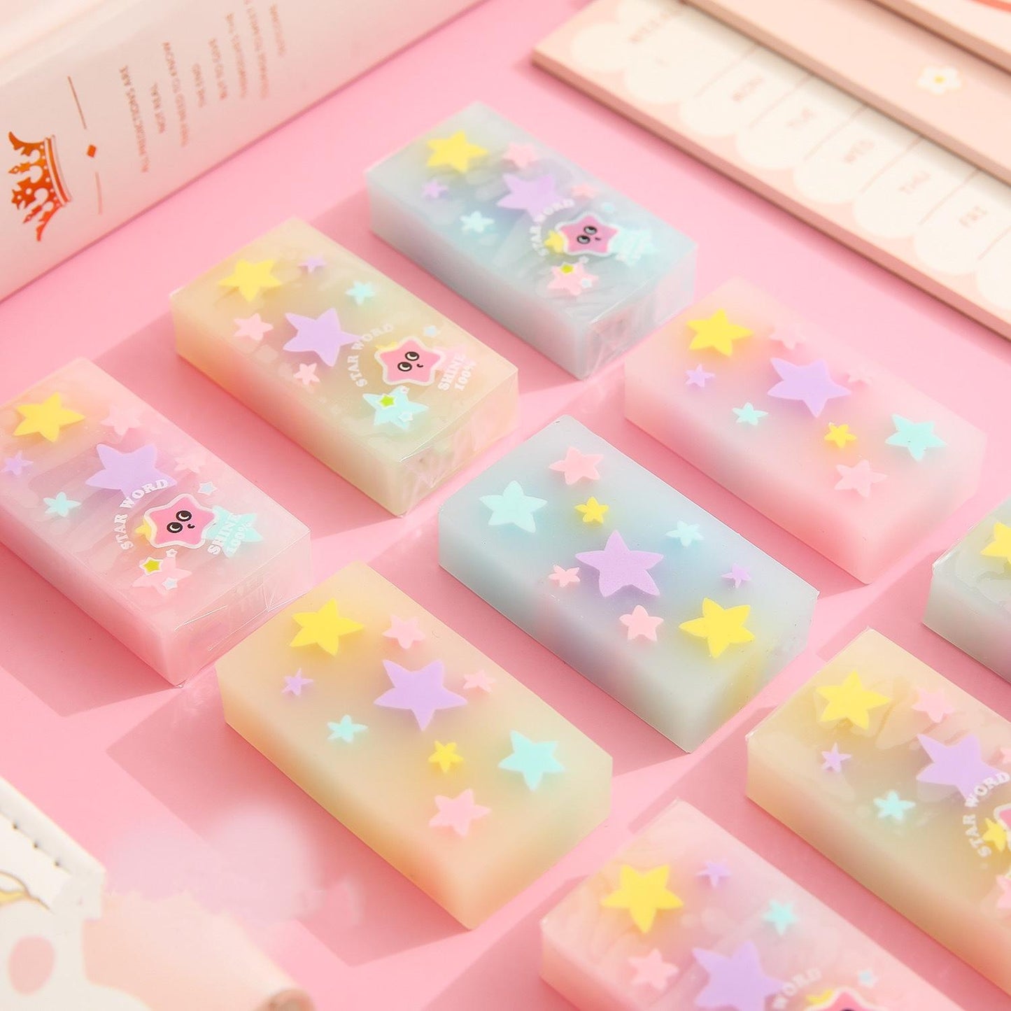 Star World Jelly Pencil Eraser