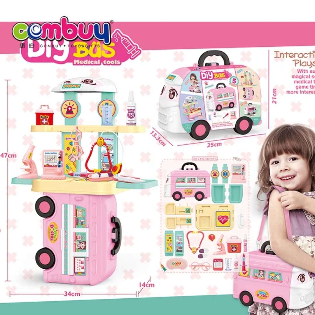 DIY Bus Medical Tools Playset
