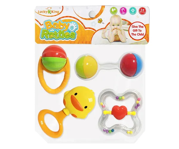 Imported Baby Rattles Pack Of 4