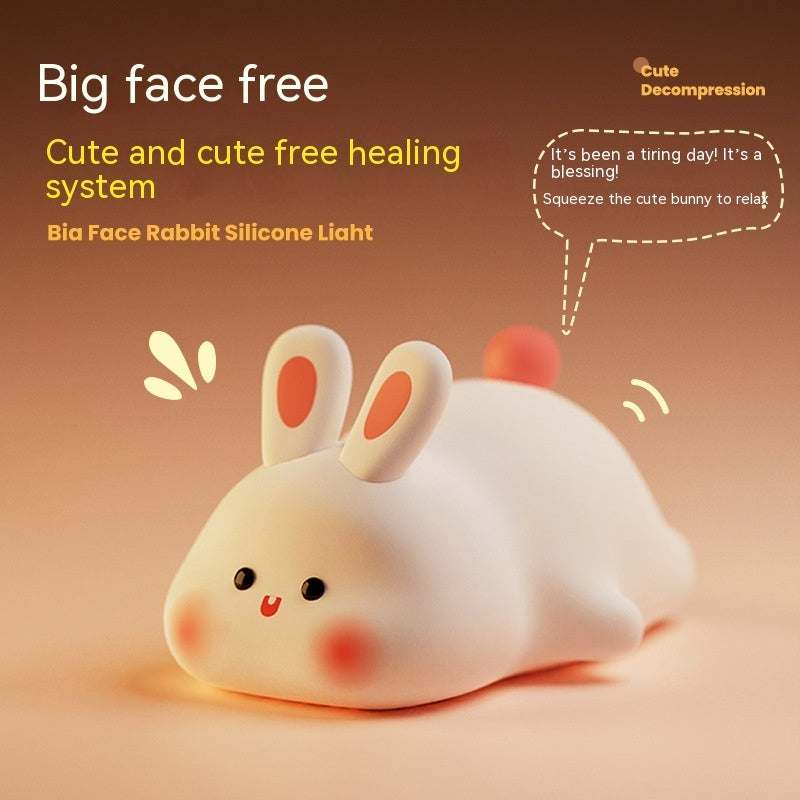 Chargeable Silicon Rabbit Night Lamp