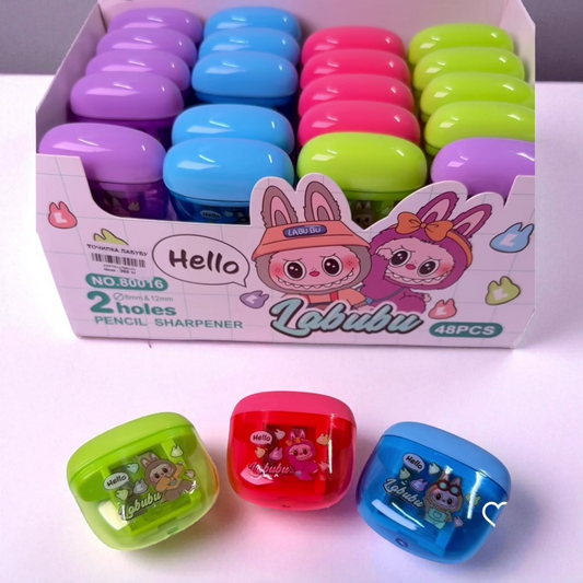 Labubu Double Hole Pencil Sharpener