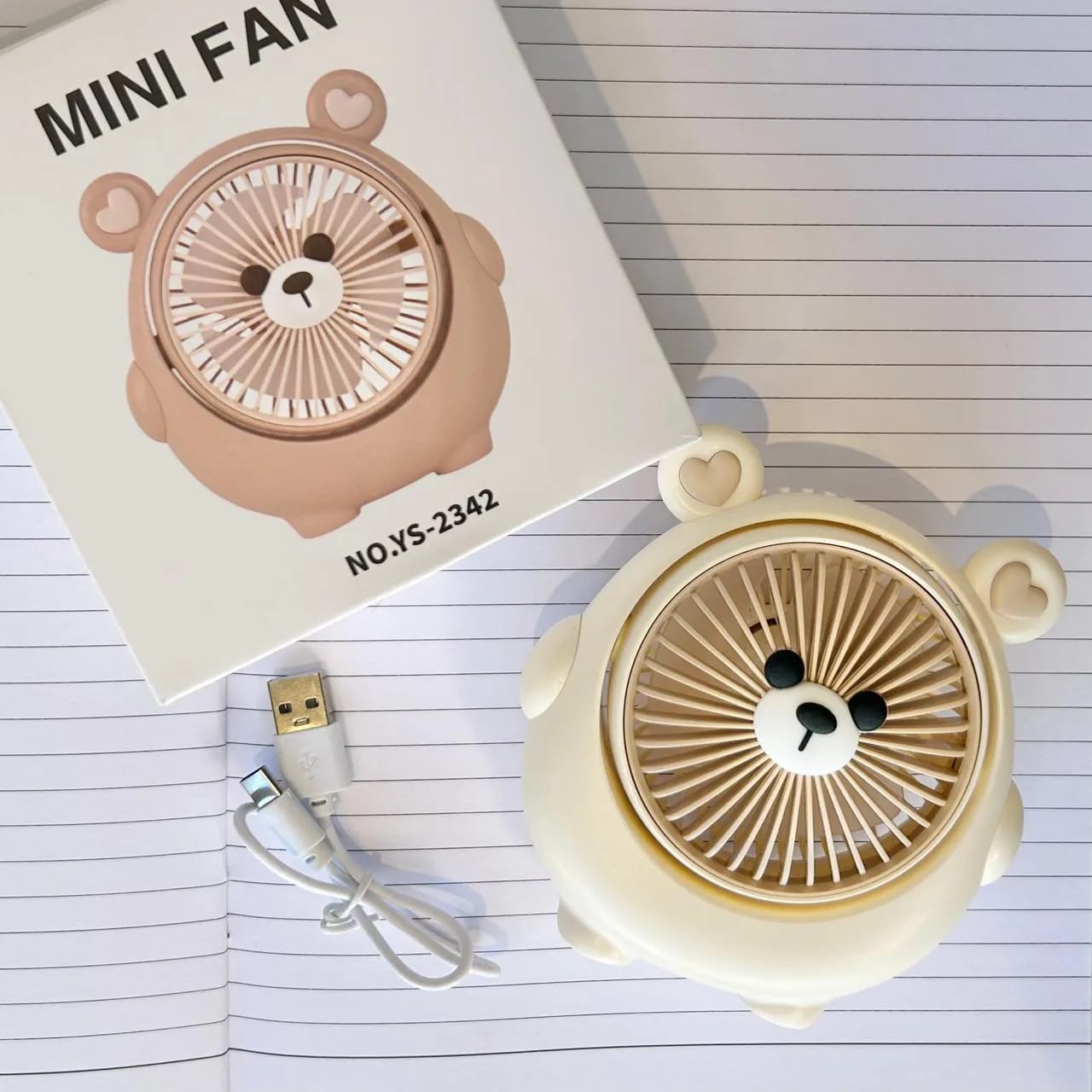 Bear Desk Fan For Study Table and Schools