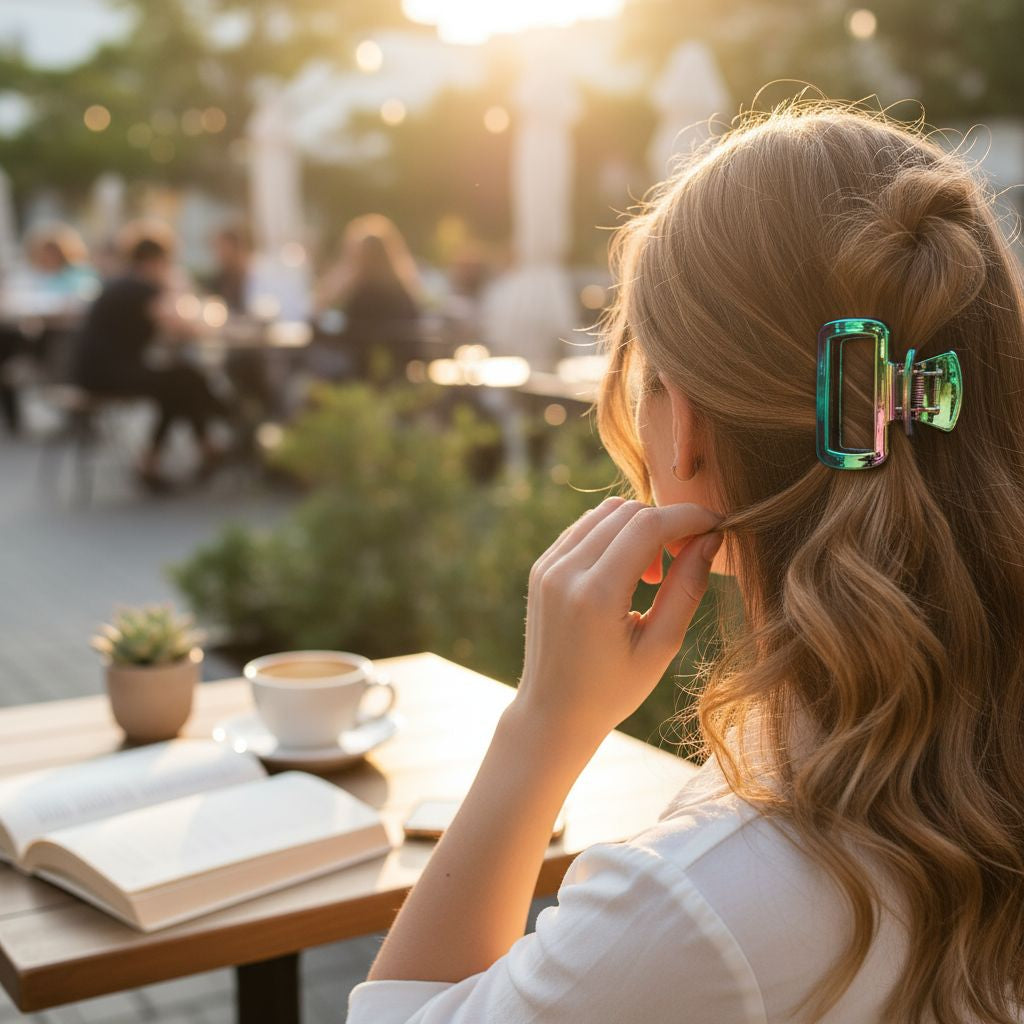 Two Tone Holographic Hair Catcher