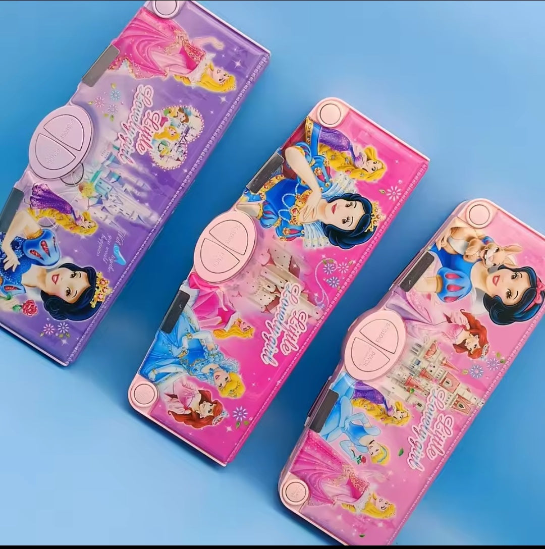 Sanrio & Princess Multifunctional Pencil Box With Stationery
