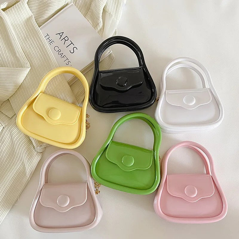 Elegant Jelly Sling Bag (With 3D Cartoons)