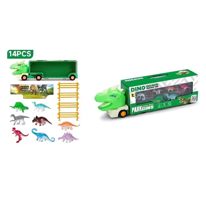 Dinosaur Parking Lot 14 Pcs