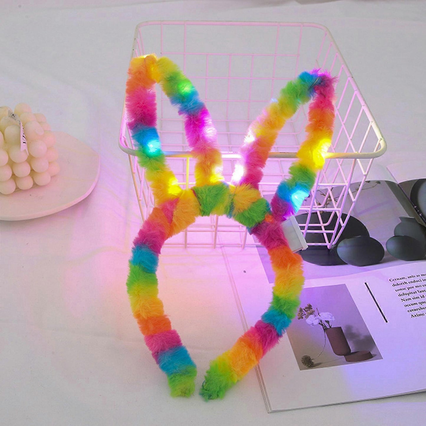 Led Lights Bunny Hair Band
