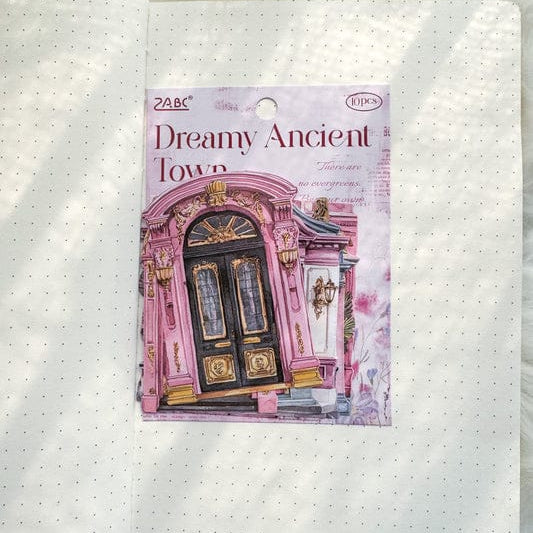 Ancient Gate 10 Journaling Stickers Pack