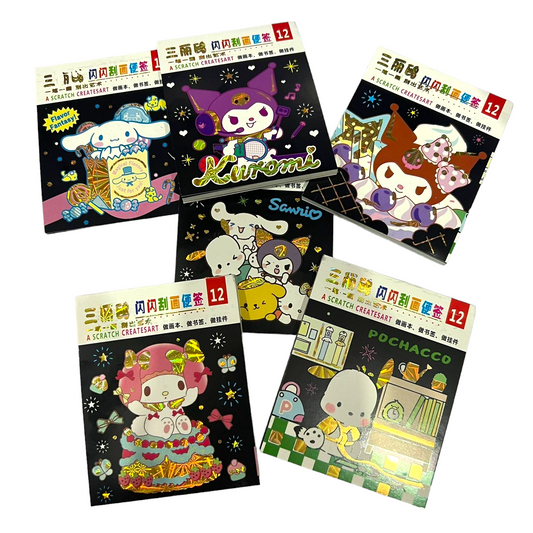 Sanrio Mini Scratch Book