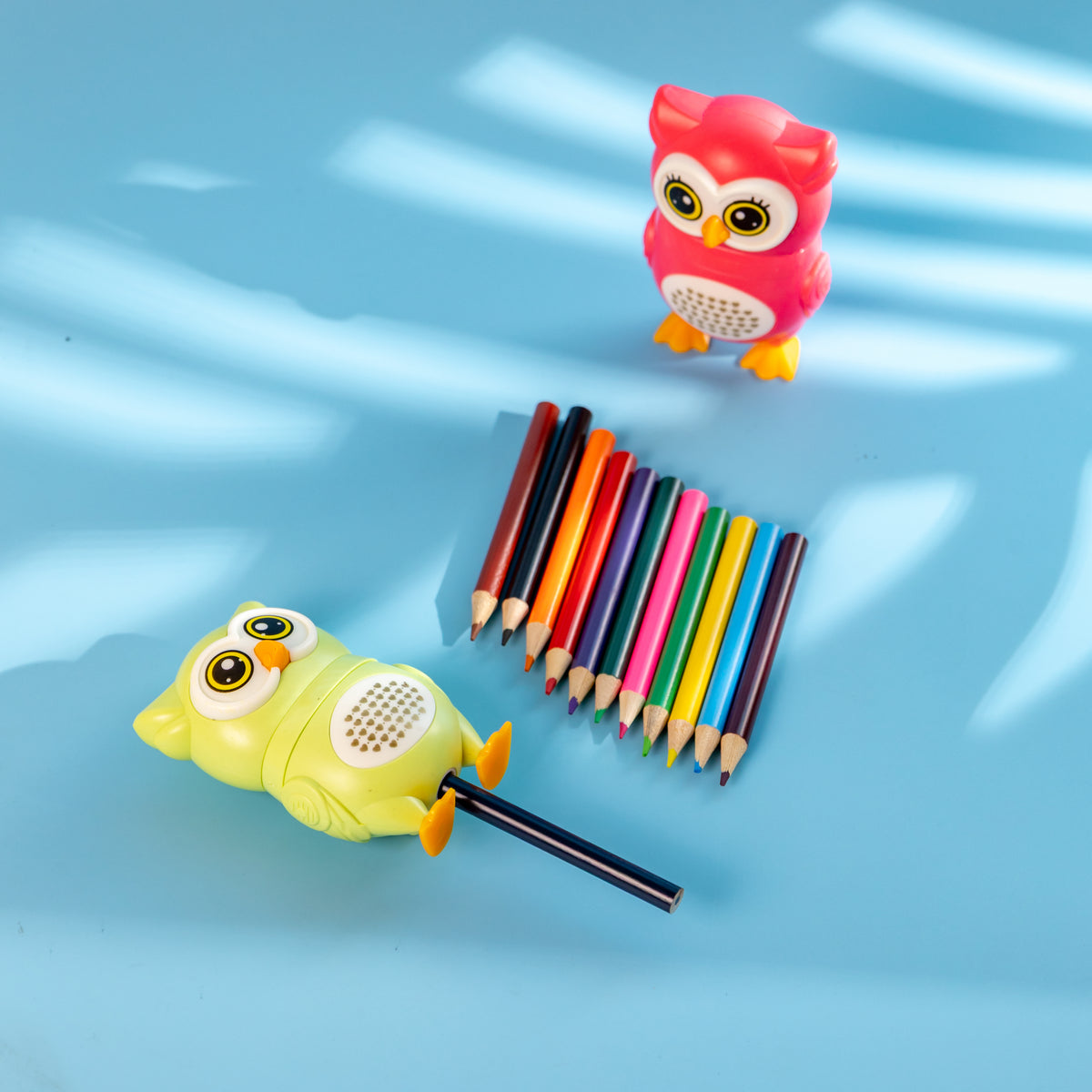 Yalong 2 In 1 Owl Pencil Sharpener And Eraser