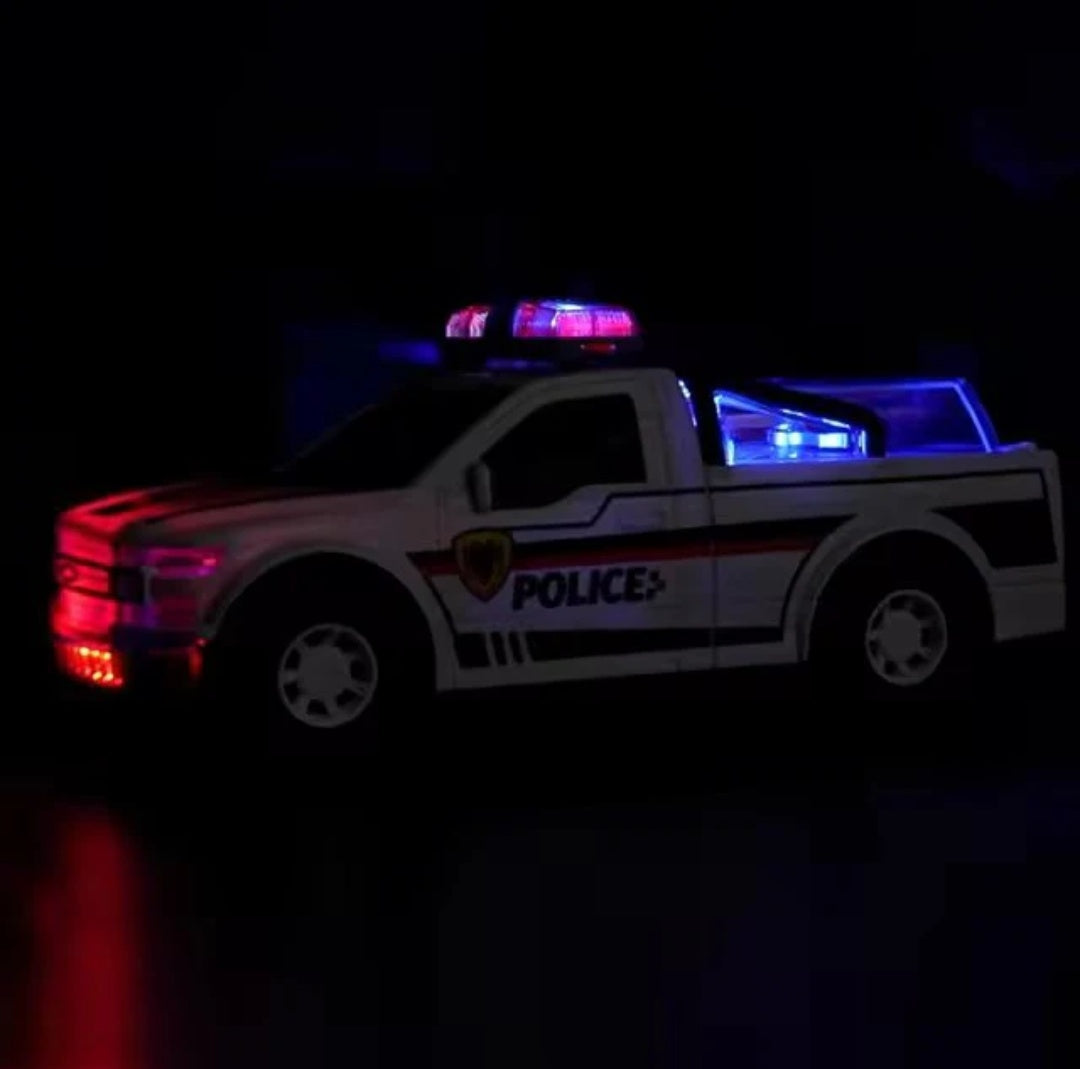 Police Car With Clock Sounds And Lights