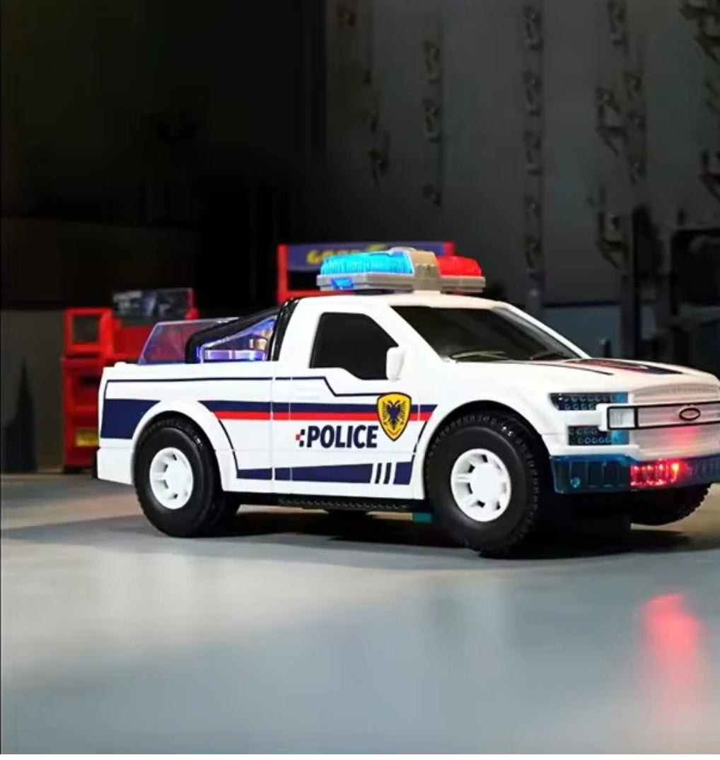 Police Car With Clock Sounds And Lights