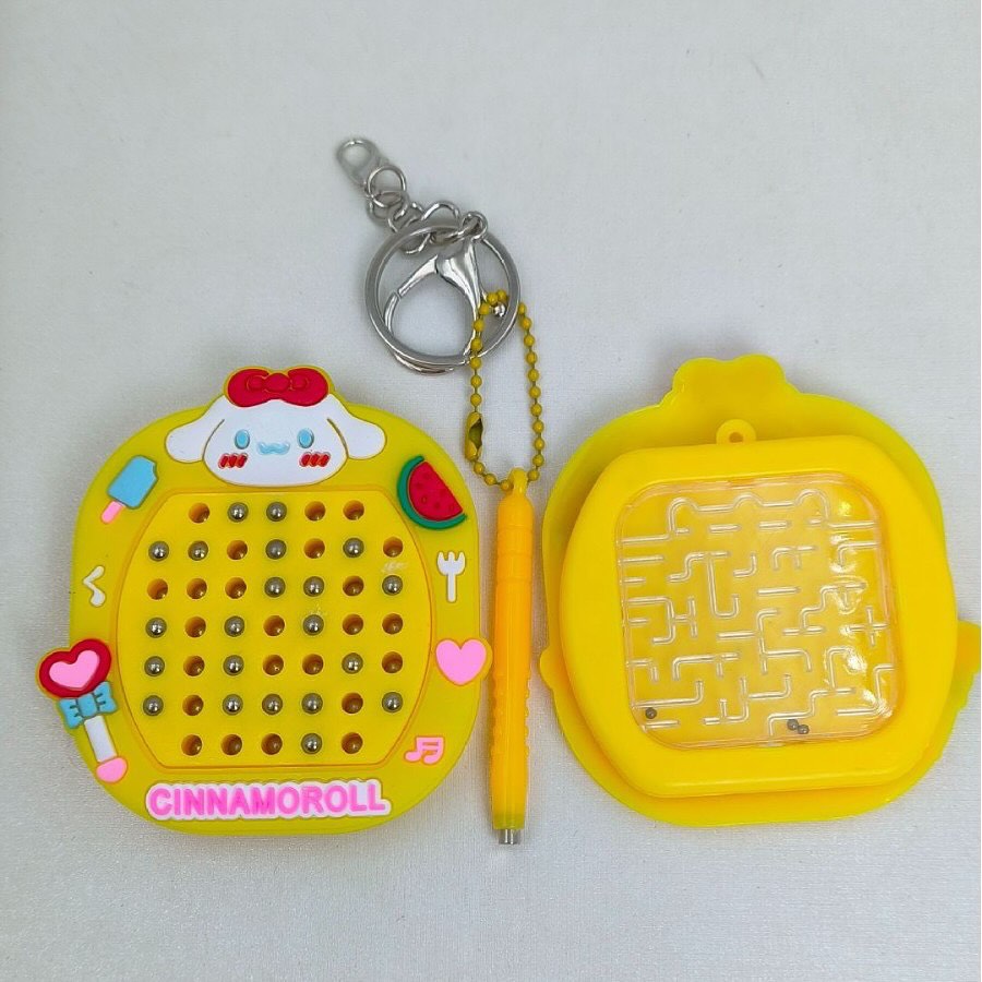 Two-Sided Magnetic Mini Game Keychain