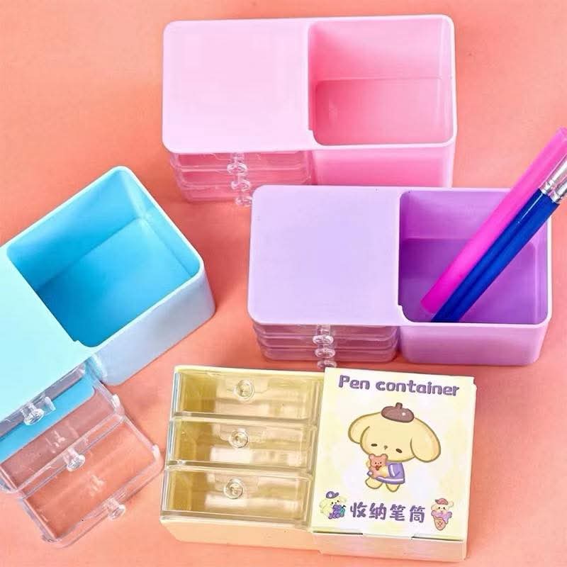 Sanrio Cute Multi-Functional Pen Holder Organiser with Drawers