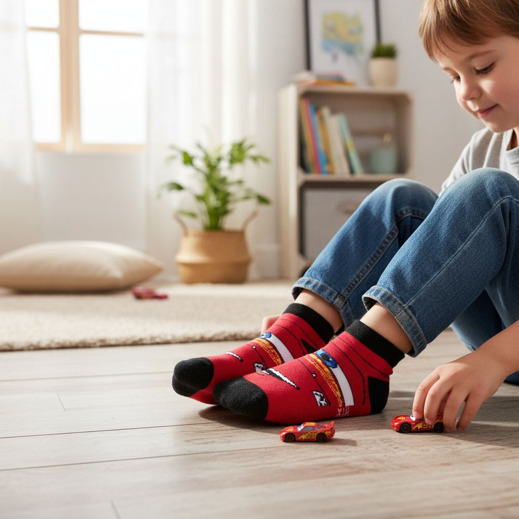 McQueen Car Ankle Socks