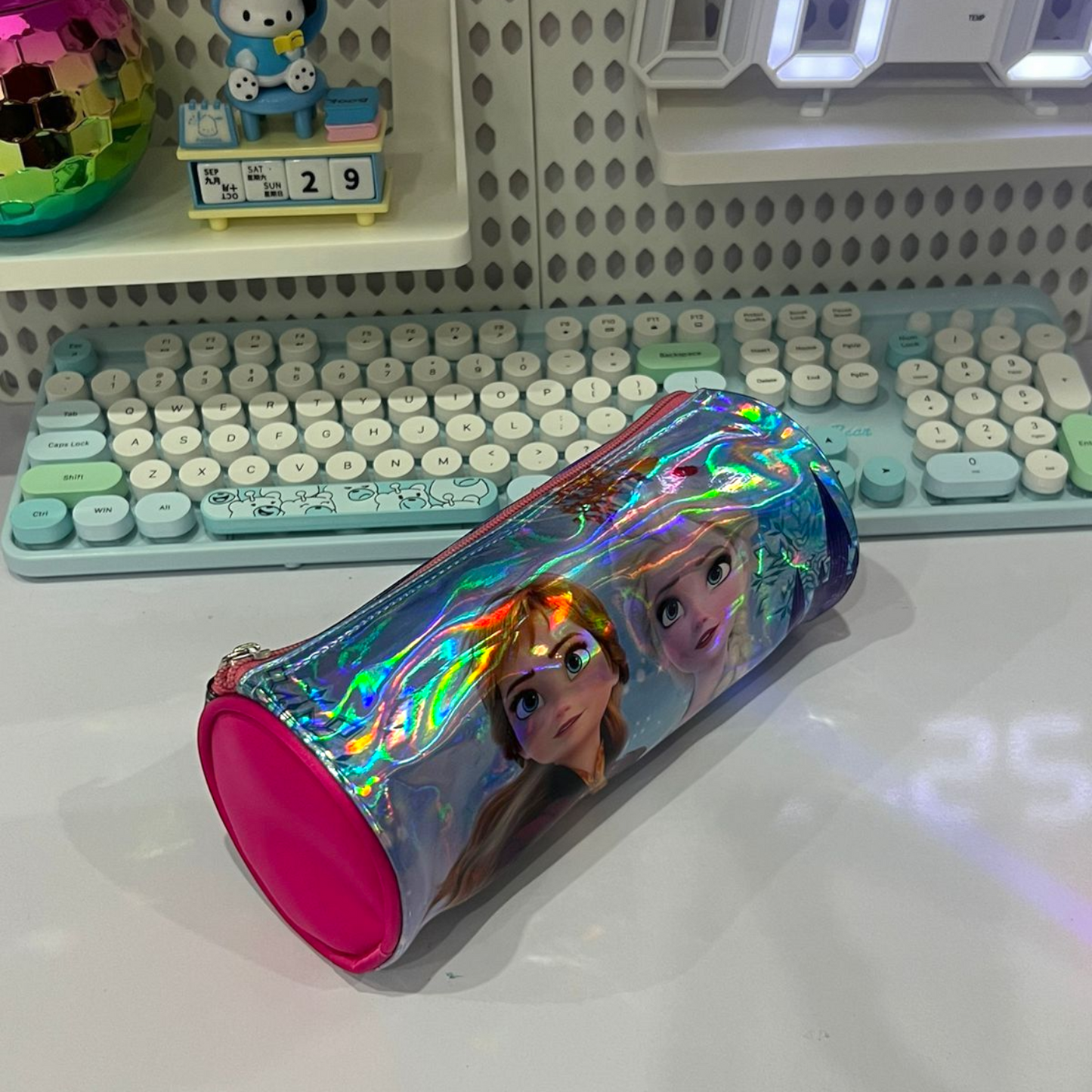 Frozen Holographic Pencil Pouch