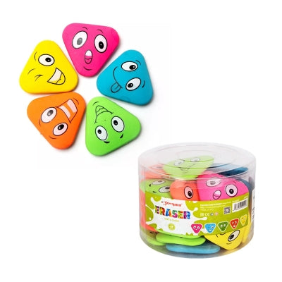 Yalong Emoji Pencil Erasers ( Set Of 2)