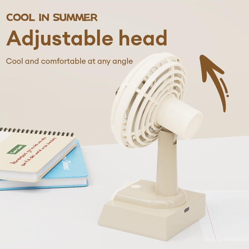Cute Capybara Mini Desktop Fan