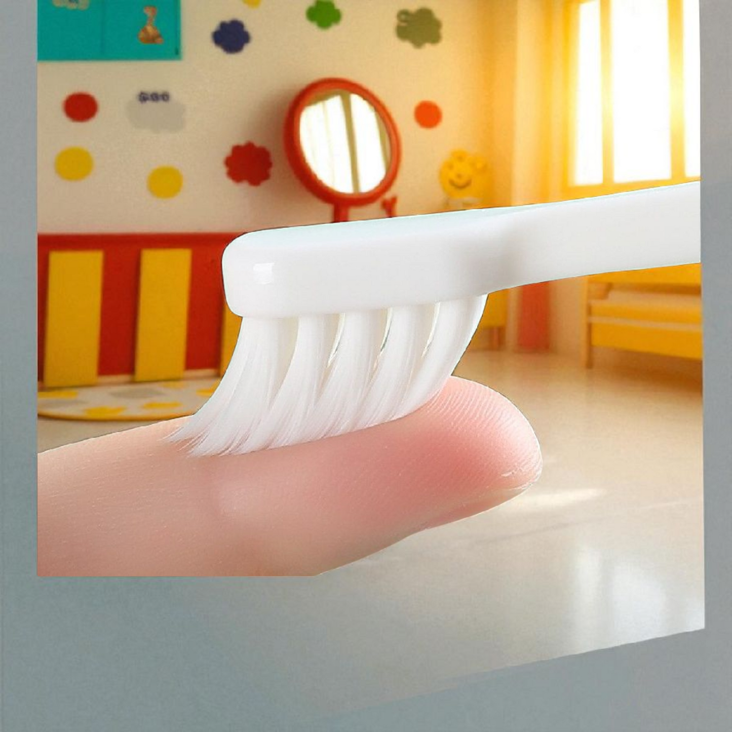 Dinosaur Tooth Brush For Kids With Cover