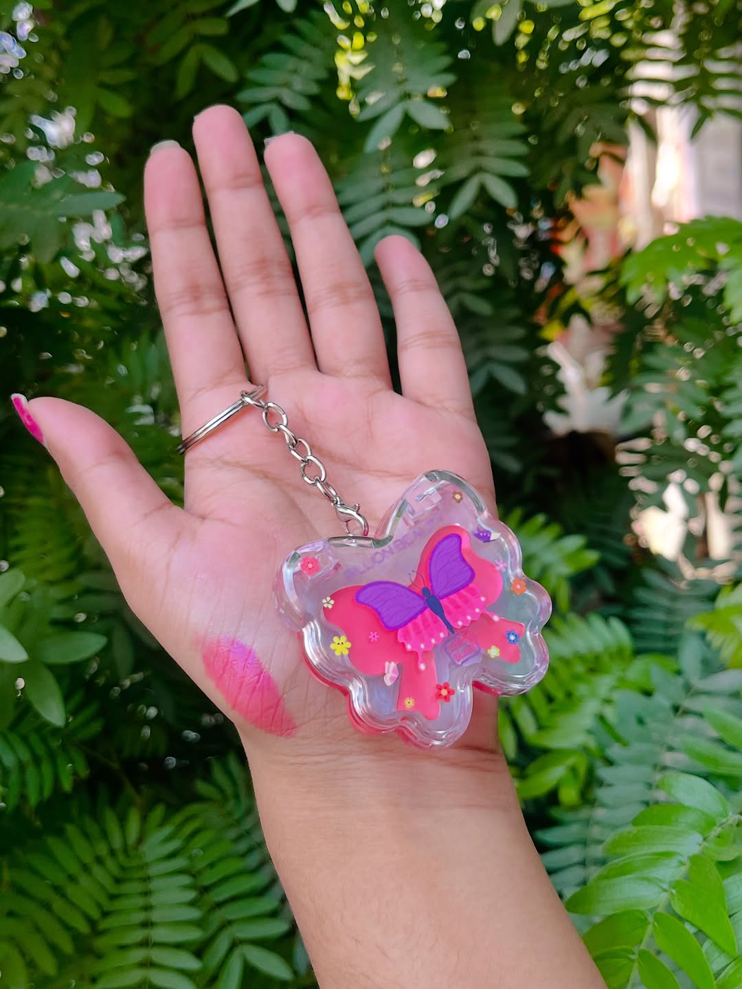 Butterfly Lip & Cheek Blush With Keychain
