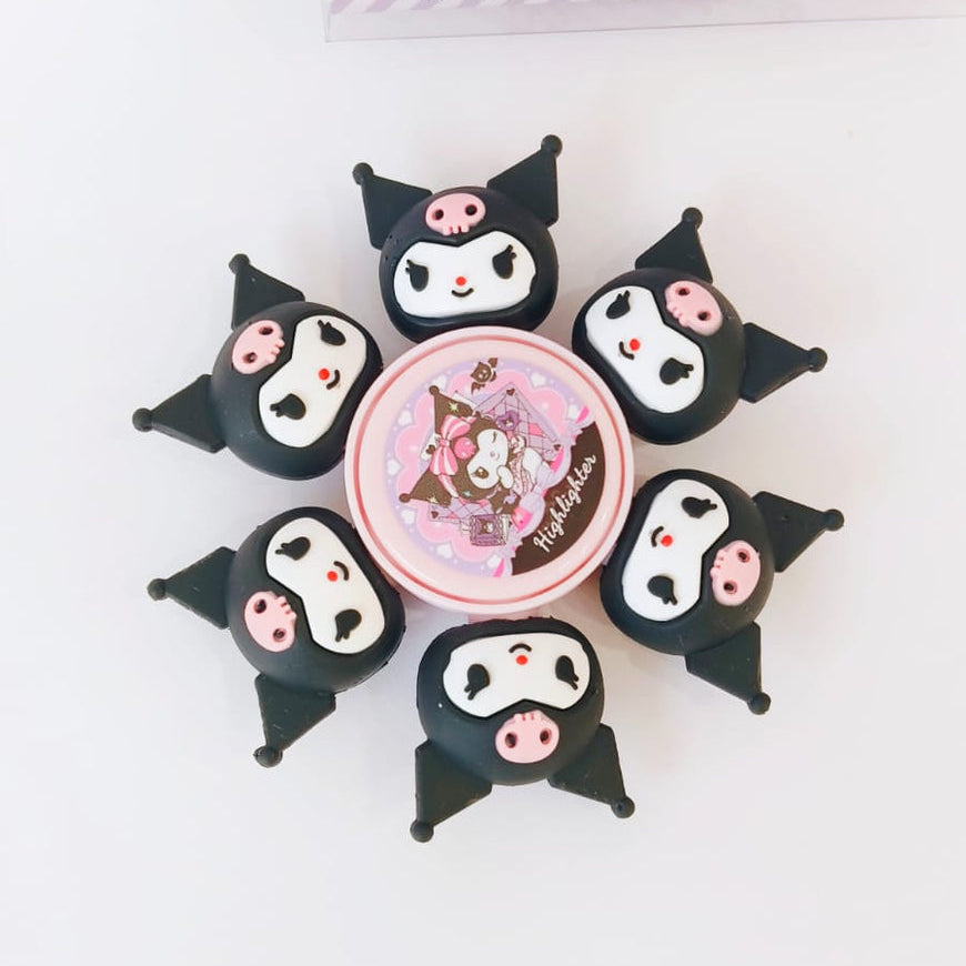 Kuromi Spinner Highlighter Pen Set