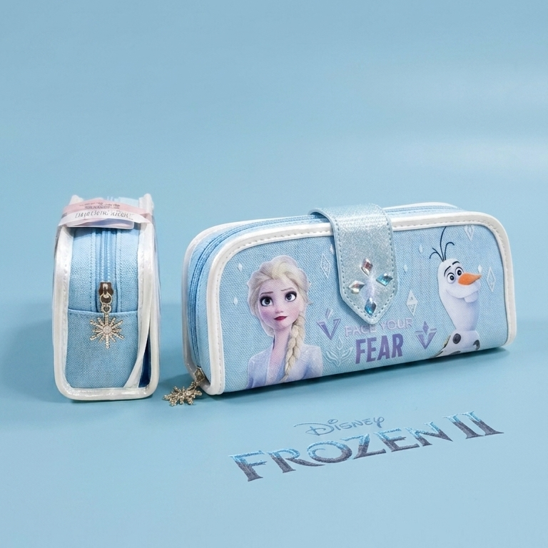 Disney Frozen Elsa Double-Zipper Pencil Case
