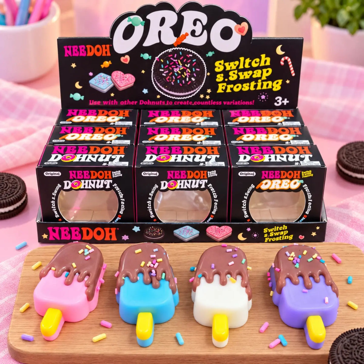 Needoh Oreo Ice Cream Popsicle Squishy