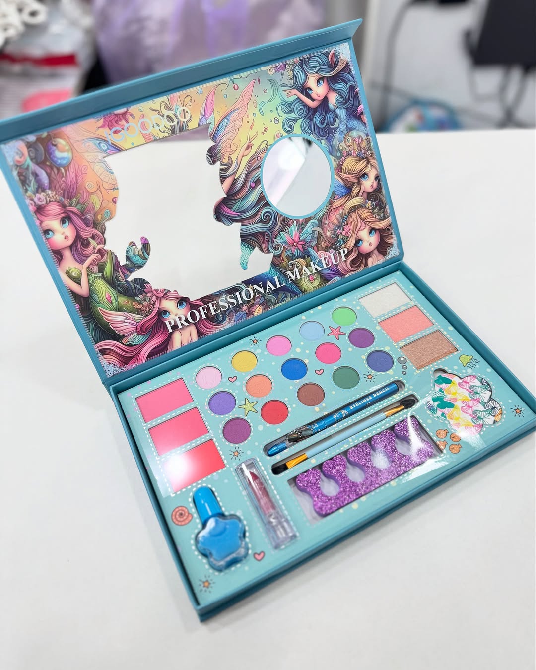 Igoodco Mermaid Kids Makeup Kit