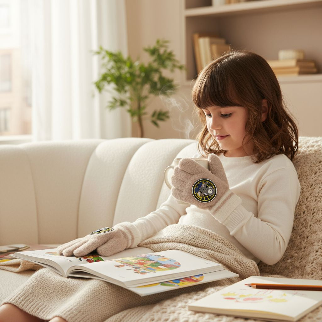 3D Spinner Sanrio Warm Hand Gloves For kids