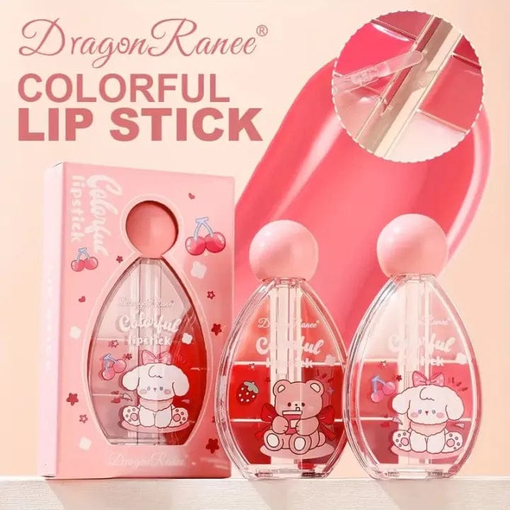 Dragon Ranee Colorful Lipstick Palette – 6 in 1 Glossy Lip Colors